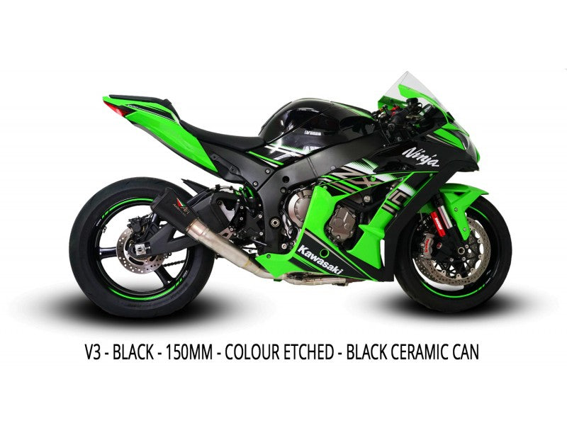 Austin Racing V3 Full Exhaust System for 2010-19 Kawasaki Ninja ZX