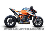 Austin Racing RS22 Full Exhaust with GP1RS Mini slip-on for 2020-24 KTM Superduke 1290 R, RR, Evo