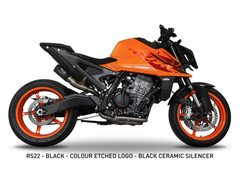 Austin Racing RS22 Underseat Decat Race exhaust for 2023+ KTM Duke