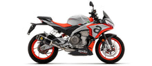 Load image into Gallery viewer, Arrow Homologated Indy Race Aluminum Silencer with Carbon Endcap for Aprilia RS660, Tuono 660