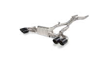 Carica l'immagine nel visualizzatore di Gallery, Akrapovic Evolution Line Cat Back (Titanium) w/Carbon Tips BMW M8 Coupe/Cabriolet (F91/F92)