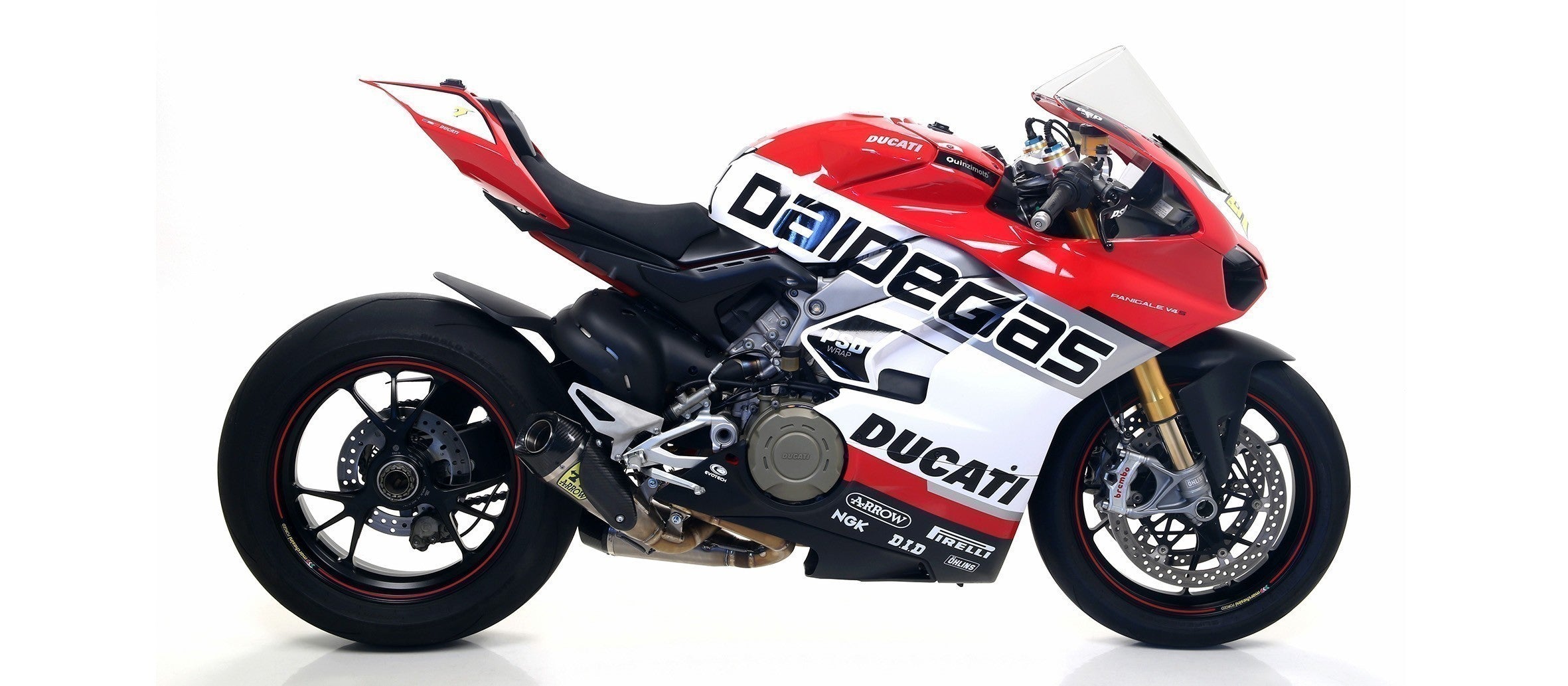 Arrow Exhaust Works Racing Silencers for Ducati Panigale V4, Streetfighter V4