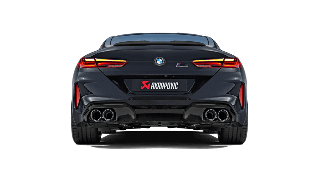 Akrapovic Evolution Line Cat Back (Titanium) w/Carbon Tips BMW M8 Coupe/Cabriolet (F91/F92)