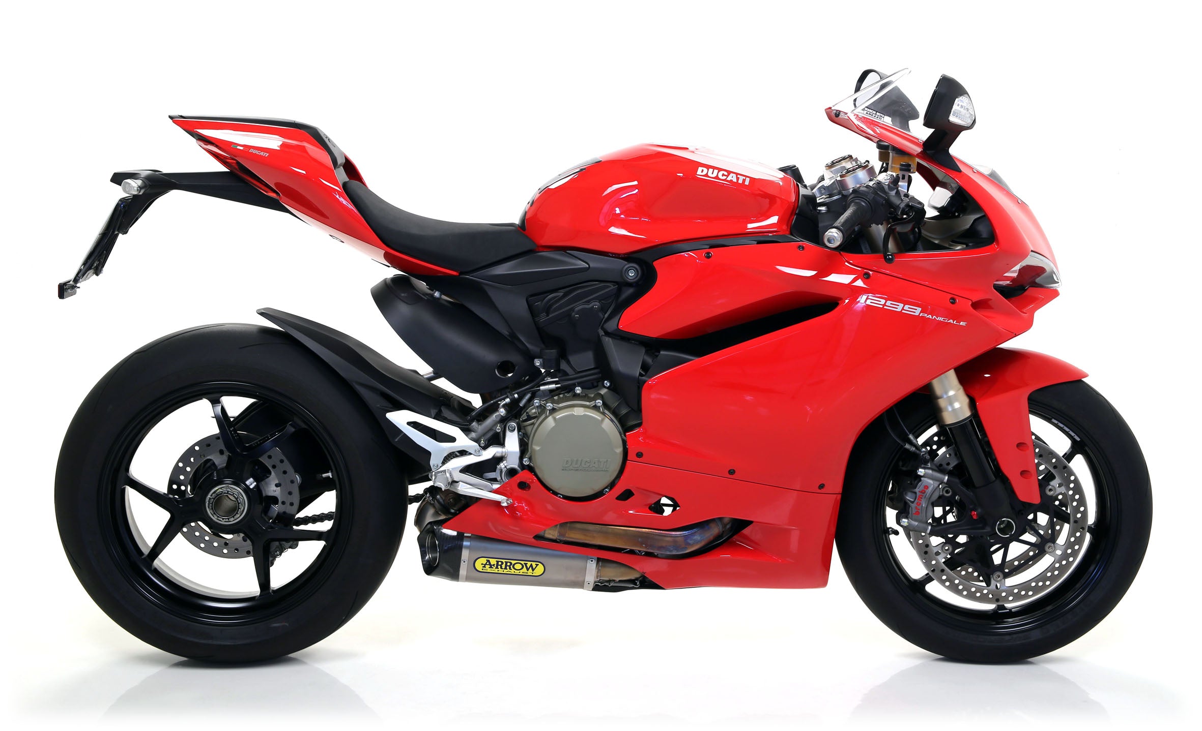 Arrow Exhaust Works Titanium Silencers for 2015-17 Ducati Panigale 1299 img side
