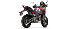Cargar imagen en el visor de la galería, Arrow Racing Exhaust Silencers for 2021-24 Ducati Multistrada V4, V4S, Pikes Peak, RS img back black