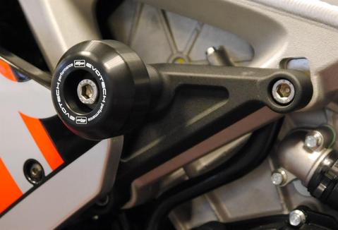 Evotech Performance Crash Bobbins for 2009-20 Aprilia RSV4