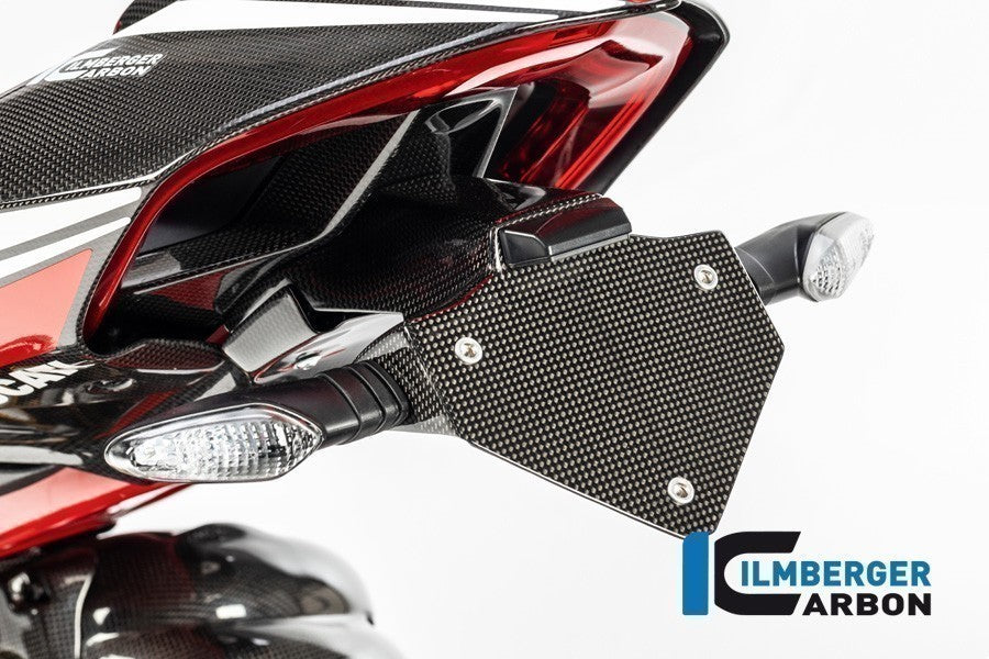Ilmberger Carbon License Plate Holder for 2018+ Ducati Panigale V4 / V4S / V4R