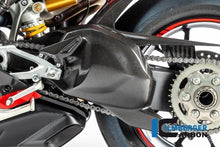 Carica l'immagine nel visualizzatore di Gallery, Ilmberger Carbon Swing Arm Cover for 2018+ Ducati Panigale V4 / V4S / V4R