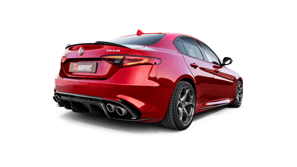 Akrapovic Evolution Line Cat Back (Titanium) for 2016-20 Alfa Romeo Giulia Quadrifoglio