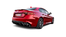 Load image into Gallery viewer, Akrapovic Evolution Line Cat Back (Titanium) for 2016-20 Alfa Romeo Giulia Quadrifoglio