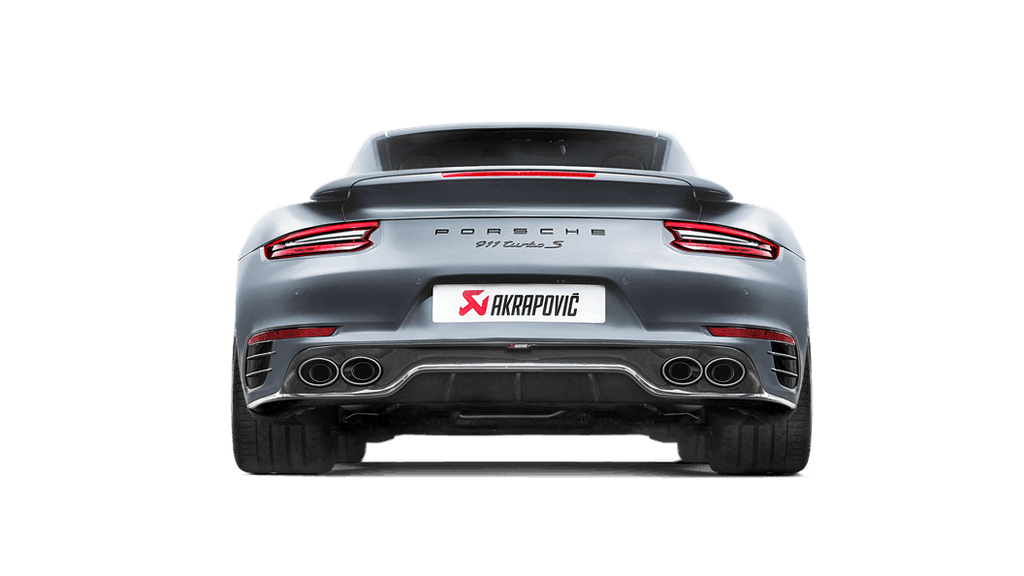Akrapovic Slip-On Line (Titanium) for 2016-19 Porsche 911 Turbo/Turbo S