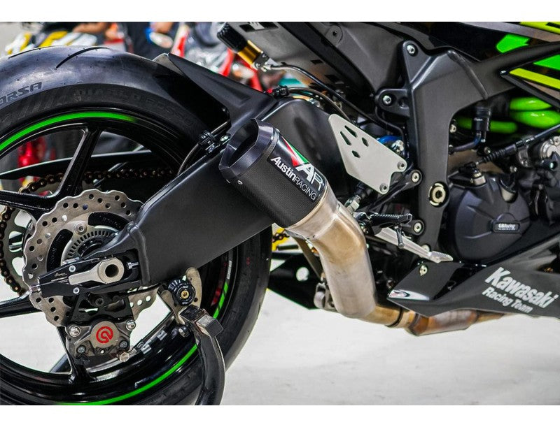 Austin Racing GP1R De-Cat Race Exhaust System for 2009+ Kawasaki