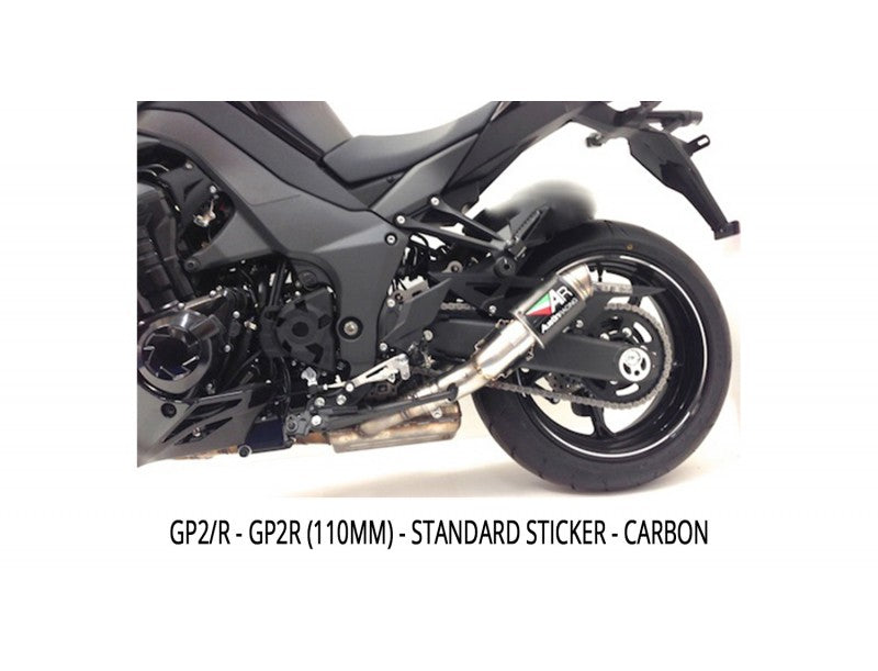 Austin Racing GP2R Slip On Race Exhaust System for 2014+ Kawasaki Z100