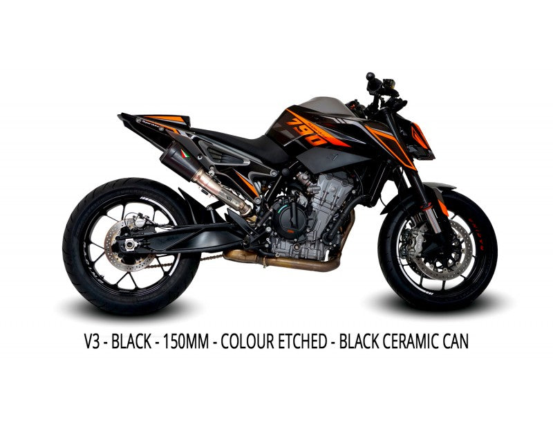 Austin Racing RS22 Hi-Slung V3 Slip On for 2020+ KTM Duke 790, 890