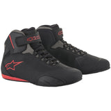 Alpinestars Sektor Vented Shoes - Black/Gray/Red
