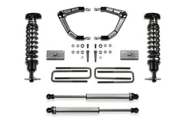 Fabtech 2019 GM C/K1500 3in Alum. UCA System w/Bearing Rod Ends w/DL 2.5 Coils & DL 2.25 Shocks