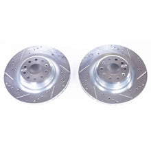 Load image into Gallery viewer, Power Stop 12-18 Tesla Model S Rear Evolution Drilled & Slotted Rotors - Pair