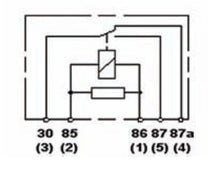 Carica l'immagine nel visualizzatore di Gallery, Hella Relay 12V 20/40A Spdt Res Bkt