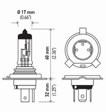 Carica l'immagine nel visualizzatore di Gallery, Hella Bulb 9003/Hb2 12V 60/55W P43T T46 (2)
