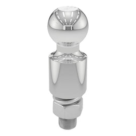 Curt 2in Trailer Ball (1in x 2-1/8in Shank 2in Rise 6000lbs Chrome)