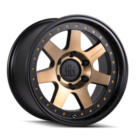 Mayhem 8300 Prodigy 18x9 / 6x139.7 BP / 0mm Offset / 106mm Hub Matte Black w/ Bronze Tint Wheel