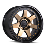 Mayhem 8300 Prodigy 18x9 / 6x139.7 BP / 0mm Offset / 106mm Hub Matte Black w/ Bronze Tint Wheel