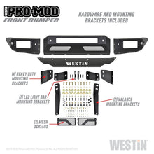 Cargar imagen en el visor de la galería, Westin 19-21 Ford Ranger Pro-Mod Front Bumper - Tex. Blk