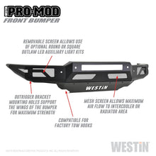 Cargar imagen en el visor de la galería, Westin 19-21 Ford Ranger Pro-Mod Front Bumper - Tex. Blk