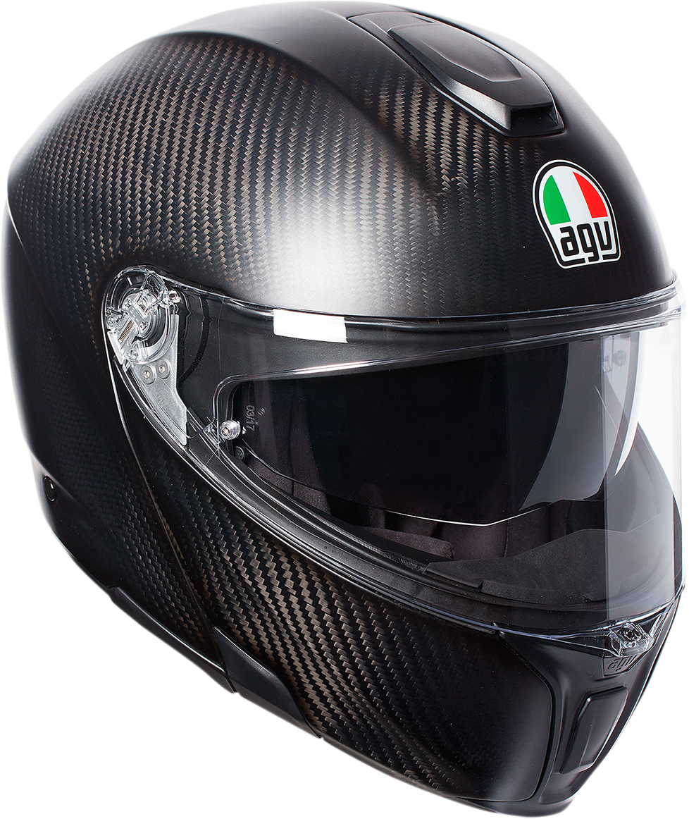 agv k3 carbon fiber AGV Sportmodular Helmet Medium Matte Carbon