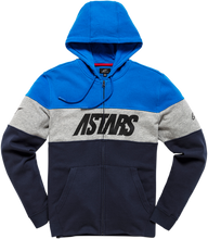 Carica l'immagine nel visualizzatore di Gallery, ALPINESTARS Grupo Zip Hoodie - Blue/Navy - Large 1210533007270L