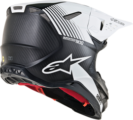 ALPINESTARS Supertech M10 Helmet - Dyno - MIPS - Black/White - Small 8301119-1301-SM