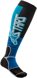 ALPINESTARS MX Pro Socks - Cyan/Black - Large 4701520-731-L2X