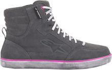 गैलरी व्यूवर में इमेज लोड करें, ALPINESTARS J-6 Waterproof Women's Shoes - Gray/Pink - US 6.5 254222090956.5