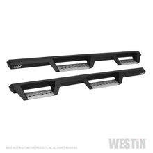 Cargar imagen en el visor de la galería, Westin 07-18 Jeep Wrangler JKU 4dr. HDX Stainless Drop Nerf Step Bars - Tex. Blk