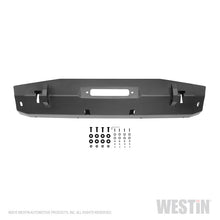 Cargar imagen en el visor de la galería, Westin 18-22 Jeep Wrangler JL / 20-22 Gladiator WJ2 Stubby Front Bumper - Tex. Blk