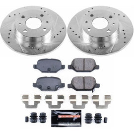 Power Stop 12-18 Fiat 500 Rear Z23 Evolution Sport Brake Kit - 2to4wheels
