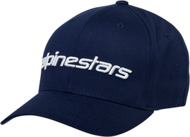 ALPINESTARS Linear Hat - Navy/White - Small/Medium 1230810057020SM