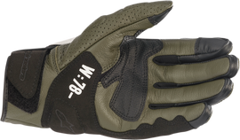 ALPINESTARS Kei Gloves - Green/Black/White/Red - Small 3566221-6123-S