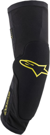 ALPINESTARS Paragon Plus Knee Guards - Black/Yellow - 2XL 1652419-1047-2X