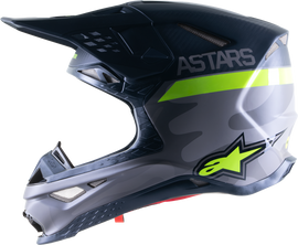 ALPINESTARS Supertech M10 Helmet - AMS - MIPS? - Gray/Yellow/Black - Medium 8302421-9059-MD