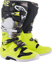 Load image into Gallery viewer, ALPINESTARS Limited Edition AMS Tech 7 Boots - Black/Yellow/White - US 8 2012014-158-8