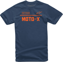 ALPINESTARS Moto X T-Shirt - Navy/Orange - Large 1213720247032L