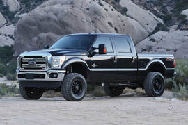 Fabtech 11-16 Ford F250 4WD 4in Radius Arm System w/DL 4.0 Coilovers & Rear DL Shocks