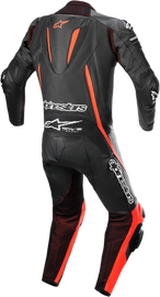 ALPINESTARS Fusion 1-Piece Suit - Black/Red Fluorescent - US 48 / EU 58 3153022-1030-58
