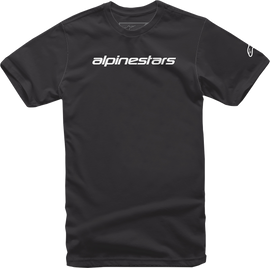 ALPINESTARS Linear Wordmark T-Shirt - Black/Gray - XL 1212720201011XL
