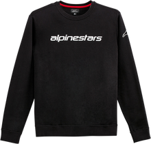 Load image into Gallery viewer, ALPINESTARS Linear Crew Fleece - Black/White -   Medium 1212513241020M