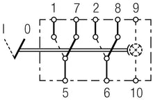 Carica l'immagine nel visualizzatore di Gallery, Hella Switch Rocker Spdt 6 Pole