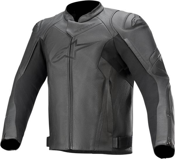 ポケット ALPINESTARS Faster v2 Leather Jacket - Black - US 50 / EU 60