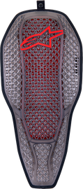 ALPINESTARS Nucleon Flex Proi Full Back Protection Insert - Transparent Smoke/Red - Large 6526323-003-L