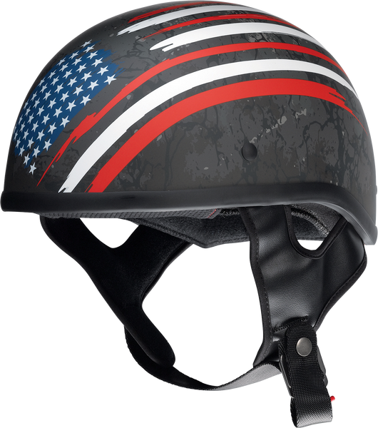 Z1R CC Beanie Helmet - Justice - Black/Red/White/Blue - XS 0103